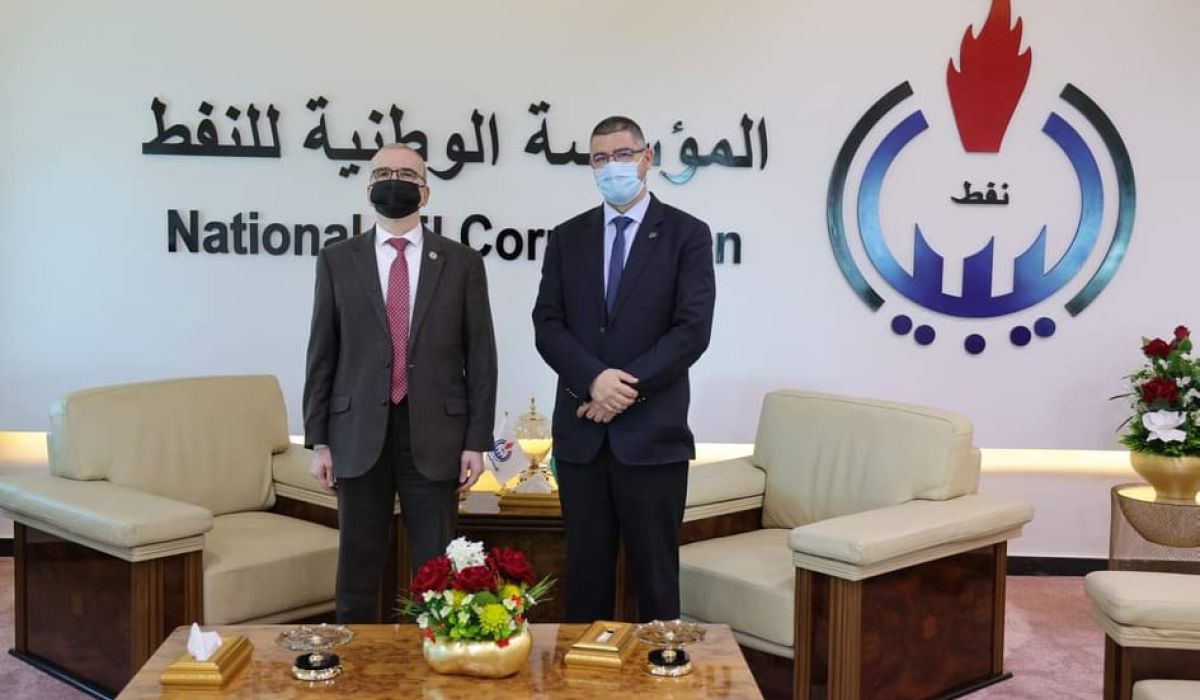 صنع الله يستقبل سفير الاتحاد الأوروبي لدى ليبيا خوسيه أنطونيو