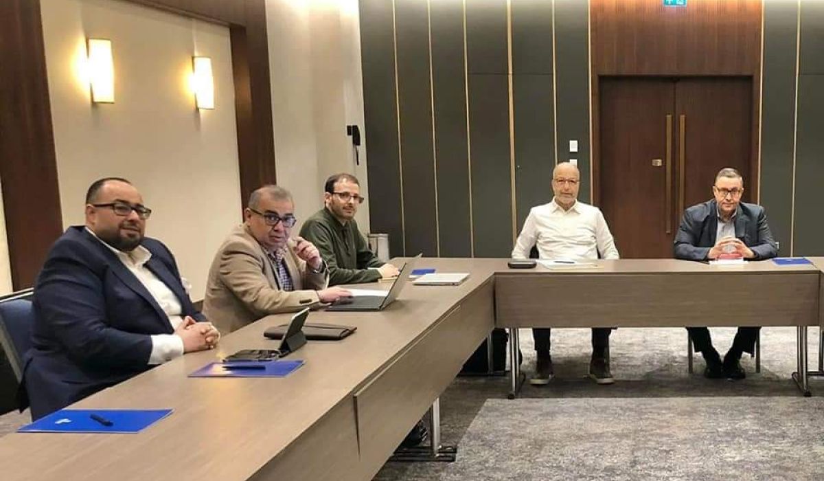اجتماع لمتابعة سير عمل الفرق ومناقشة المراحل القادمة لمشروع إعادة توحيد مصرف ليبيا المركزي