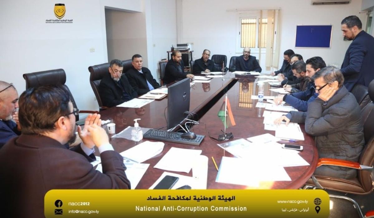 فريق التخطيط الاستراتيجي بالهيئة الوطنية لمكافحة الفساد يعقد الاجتماع الأول لعام 2022