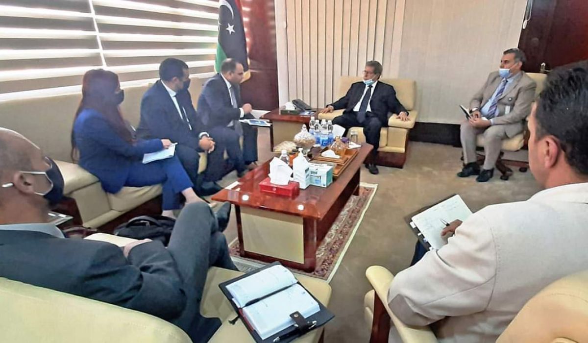 وزير النفط والغاز يستقبل وزير المالية والعمل المالطي