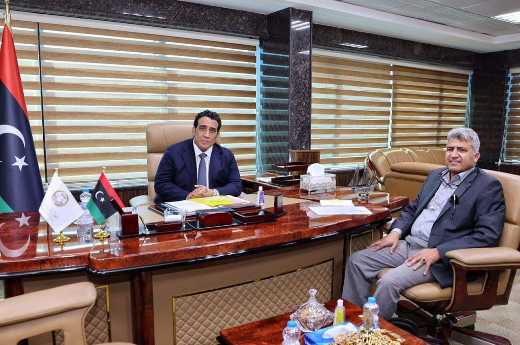 "المنفي" يبحث مشاريع إعادة الإعمار والنظر في بعض المشروعات المتعثرة