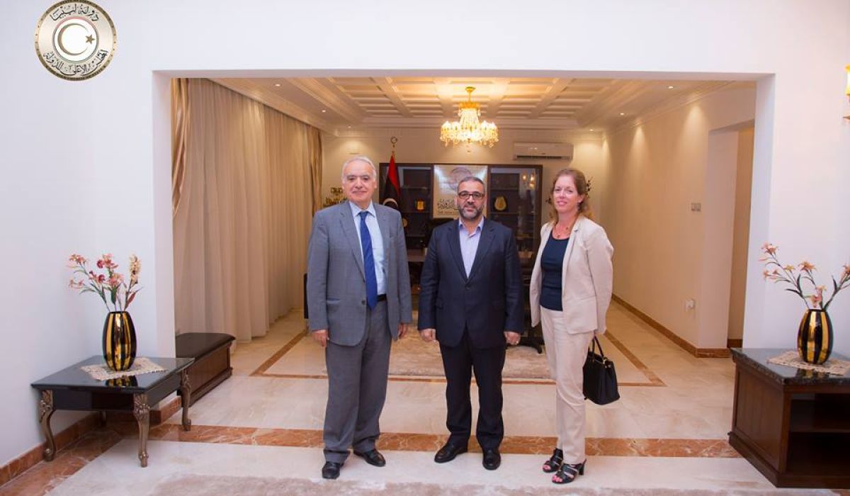 المشري يناقش مع غسان سلامة الانعكاسات الايجابية للاصلاحات الاقتصادية