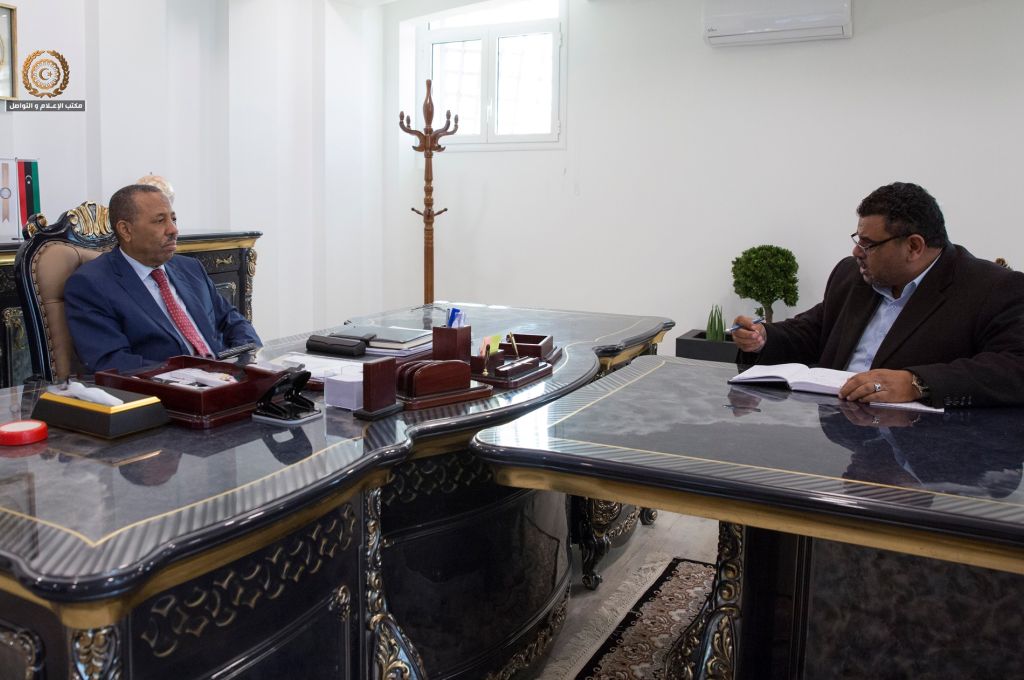 "معيتيق" يناقش عدد من المواضيع مع وزير عدل الوفاق