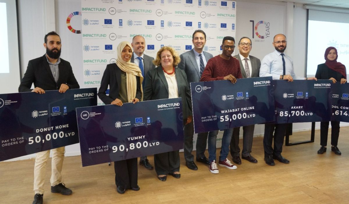منح ماليةبقيمة 400 الف دولار لـ6 شباب ليبيين لاستكمال مشاريعهم