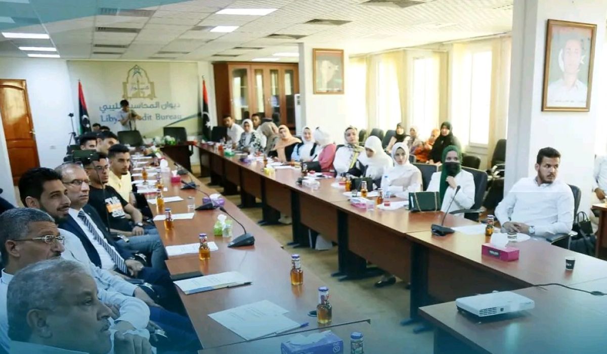 ديوان المحاسبة يقوم باستقبال اتحاد طلبة جامعة طرابلس