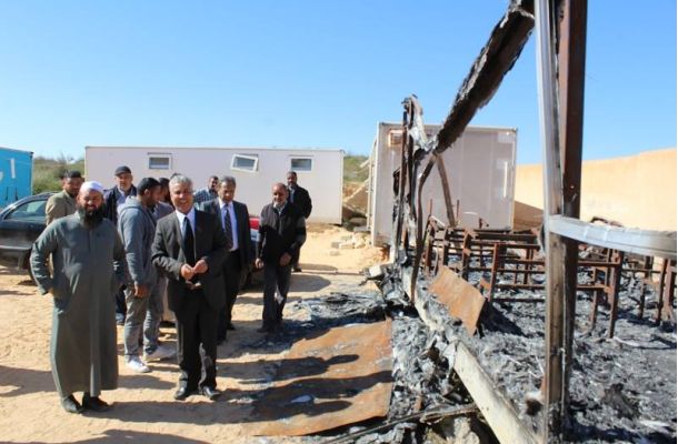 خسائر مادية جسيمة بعد حريق بمحطة وقود المنصورة
