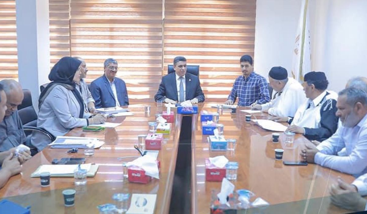 رئيس ديوان المحاسبة طرابلس يلتقي المجلس البلدي باطن الجبل ومجلس قبائل الصيعان