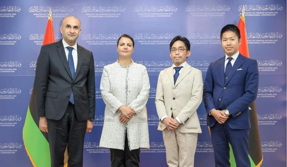 "المنقوش" تجتمع مع القائم بالأعمال الياباني لدى ليبيا