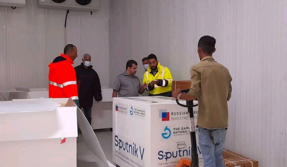 جهاز الإمداد الطبي يستلم الجرعة الثانية من اللقاح الروسي Sputink
