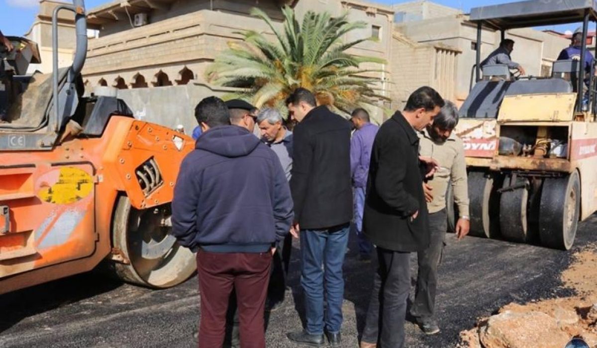 بلدية المرج توقع عقد لرصف القطعيات داخل البلدية