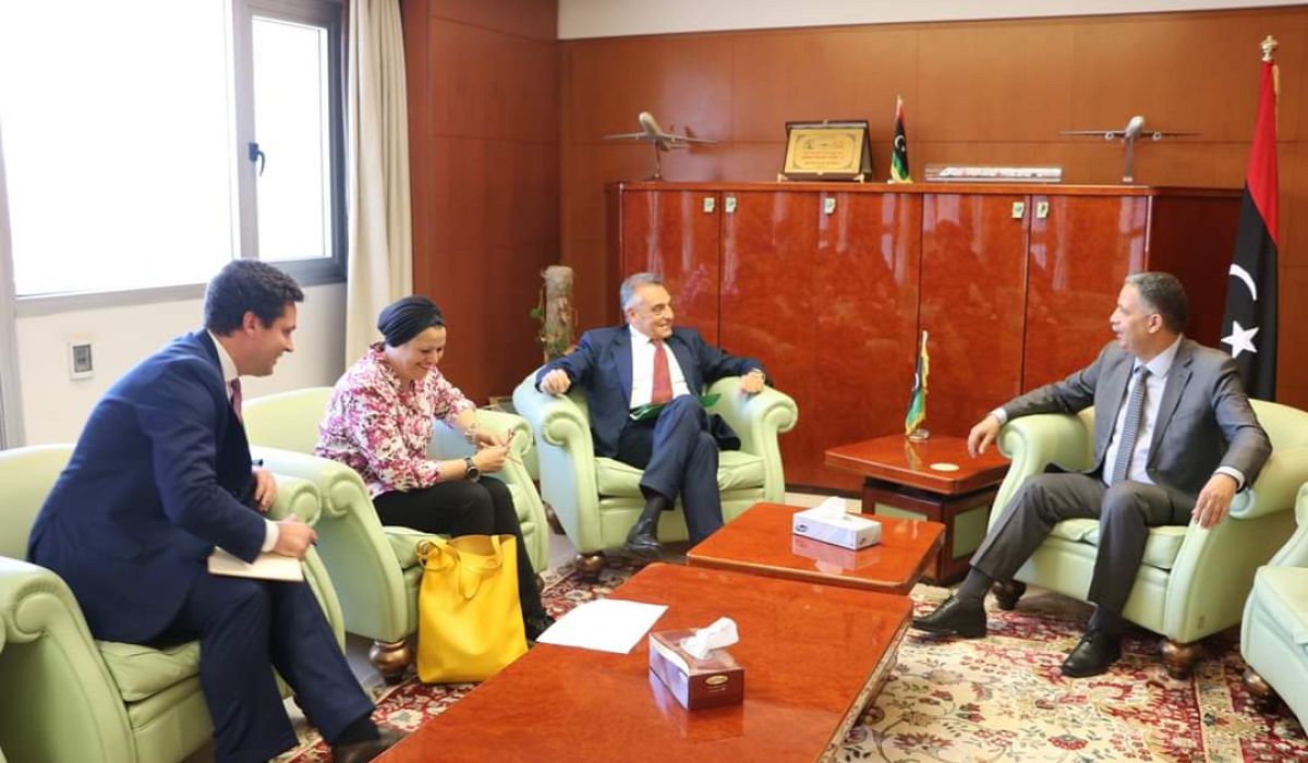 معتوق يبحث مع السفير الإيطالي تنفيذ الطريق السريع امساعد رأس اجدير