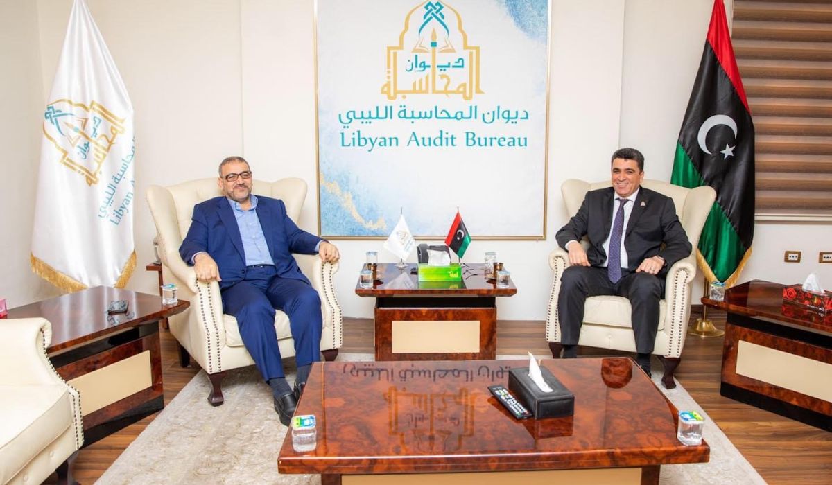 "المشري" يناقش مع رئيس ديوان المحاسبة الوضع الاقتصادي للبلاد