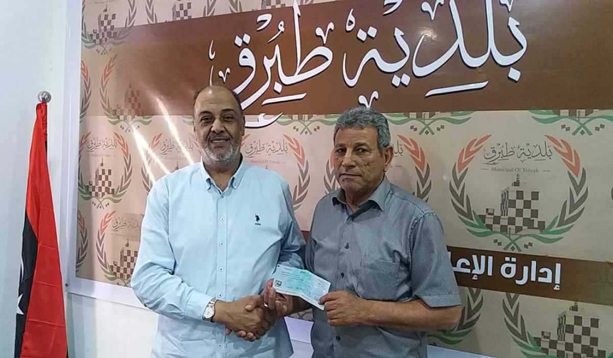 شركة الخليج العربي للنفط تقدم 400 الف دينار لحل مشاكل نقص المياه في طبرق