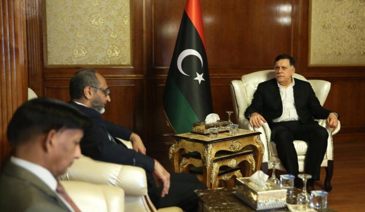 السراج يلتقي سفير باكستان لدى ليبيا وتعاون مستقبليٌ يلوح في الأفق