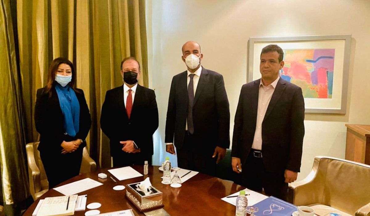 اجتماع نائب رئيس حكومة الوحدة الوطنية مع الممثل المقيم لبرنامج الأمم المتحدة الانمائي بليبيا