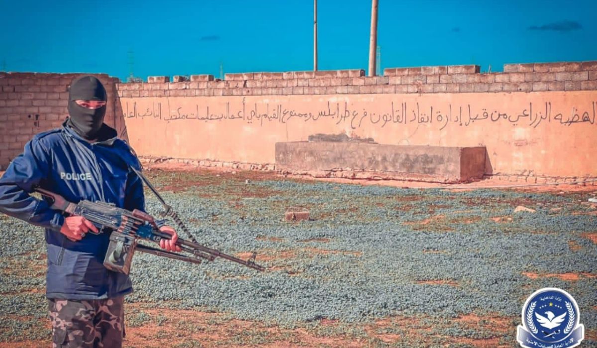 إدارة إنفاذ القانون تقوم بإخلاء مشروع باب طرابلس التابع لإحدى الشركات