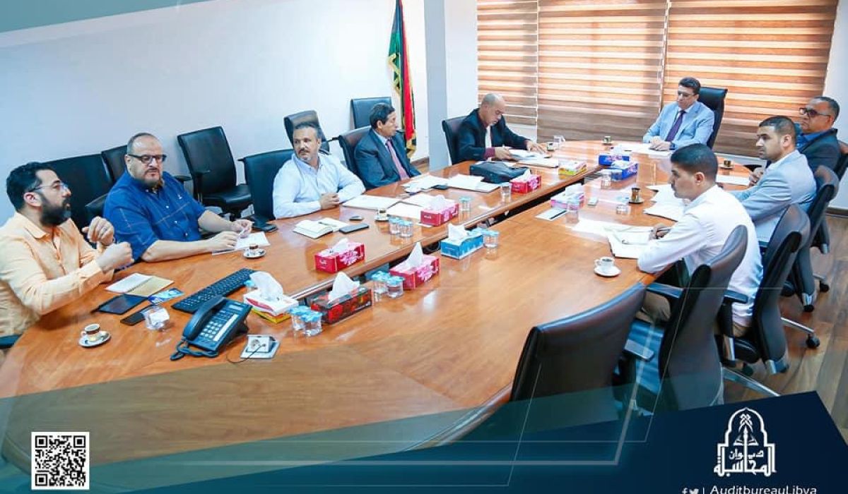 اجتماع هام ما بين ديوان المحاسبة طرابلس وهيئة سوق المال الليبي