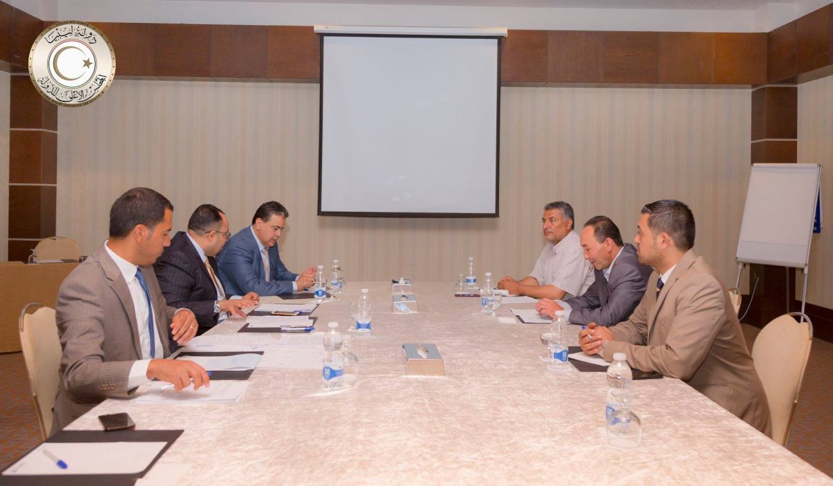اجتماع لاستعراض خلاصة ما قامت به اللجان الفنية بمجلس الدولة من خطوات لتنفيذ الاصلاحات الاقتصادية