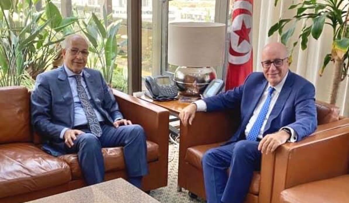 "الكبير" يناقش مع محافظ البنك المركزي التونسي الملفات المشتركة بين الطرفين في الجانبين المصرفي والمالي