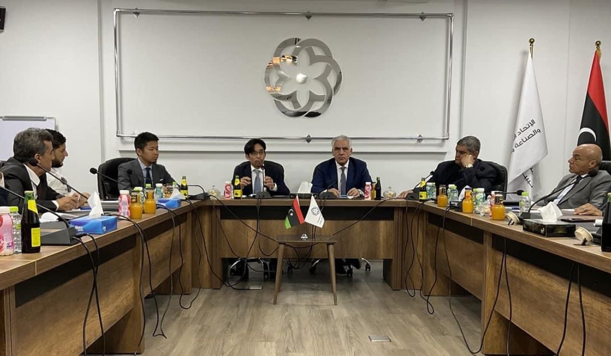 الإتحاد العام لغرف التجارة والصناعة يبحث تعزيز العلاقات الليبية اليابانية