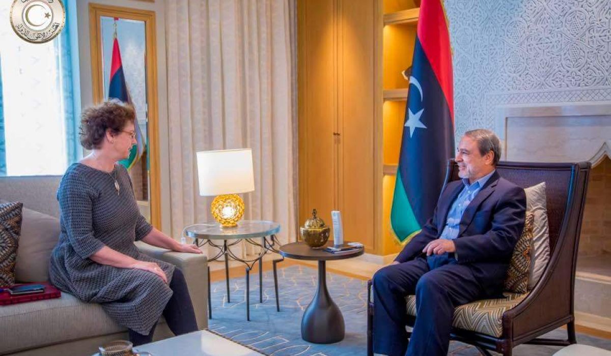 السويحلي يناقش مع السفيرة الكندية لدى ليبيا كيفية معالجة الأزمة في ليبيا