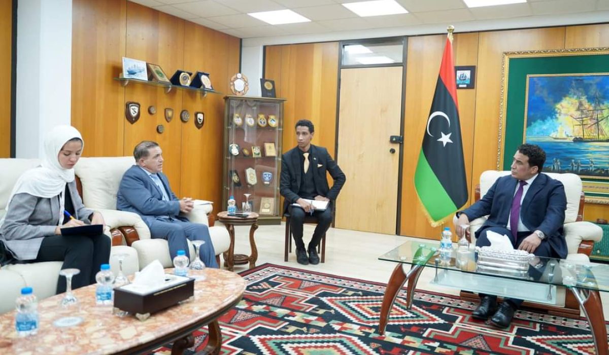 "المنفي" يجتمع مع سفير مالطا لدى ليبيا