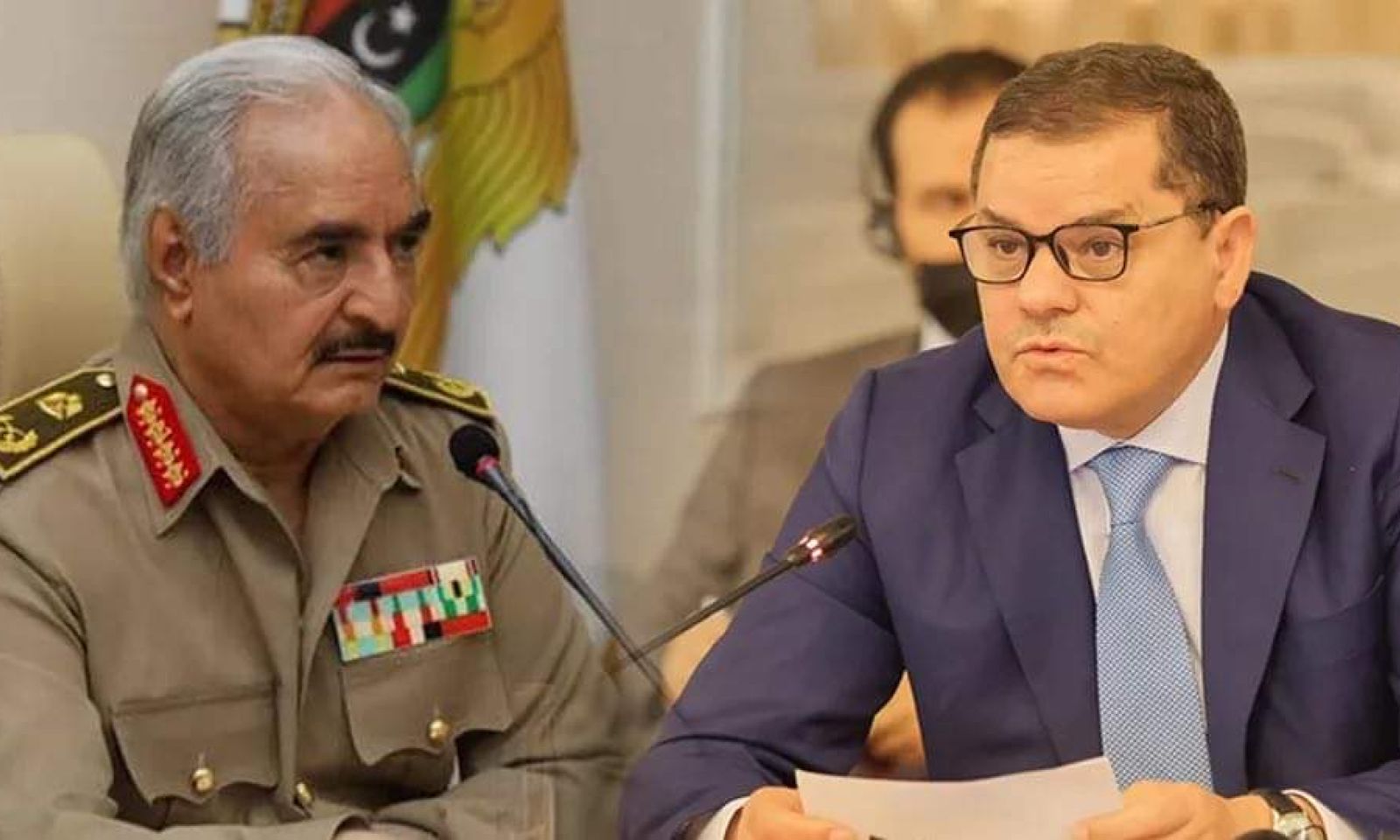 أفريكا أنتليجنس: تغيير وزارتي المالية والتخطيط على طاولة النقاش السرية بين الدبيبة وحفتر في الإمارات