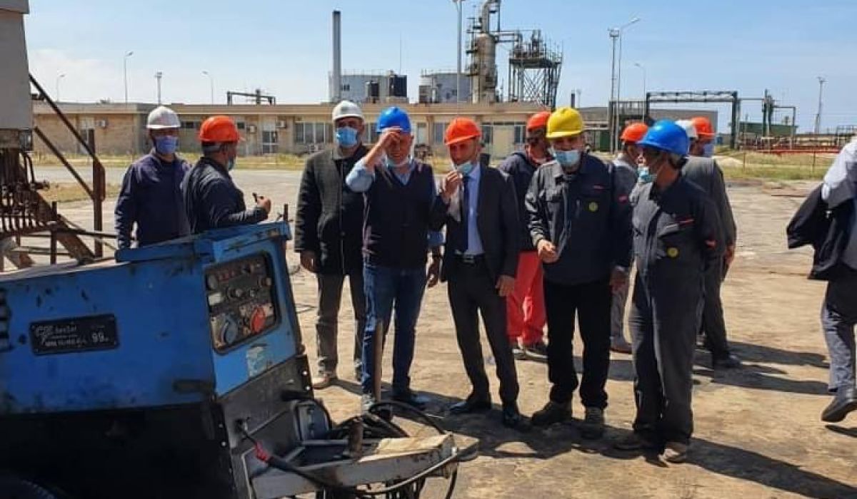 شركة الزاوية لتكرير النفط ترسل فريقاً فنيّاً إلى مدينة بنغازي لغرض إنشاء مصنع زيوت بالمدينة