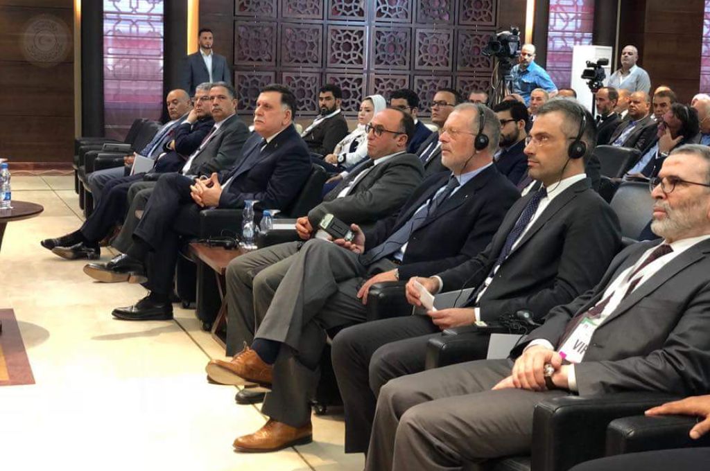 السراج يفتتح فعاليات المؤتمر الاقتصادي الليبي الإيطالي
