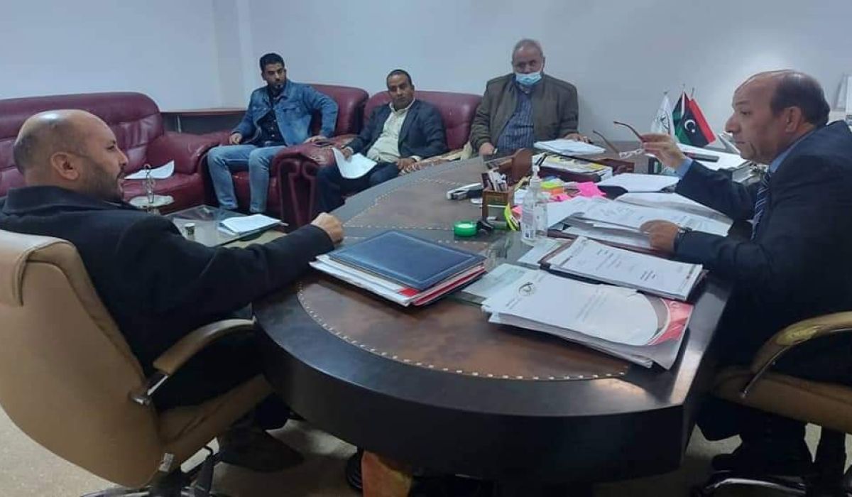 الرقابة الإدارية بترهونة تناقش الخطة المقترحة للعام 2022 م