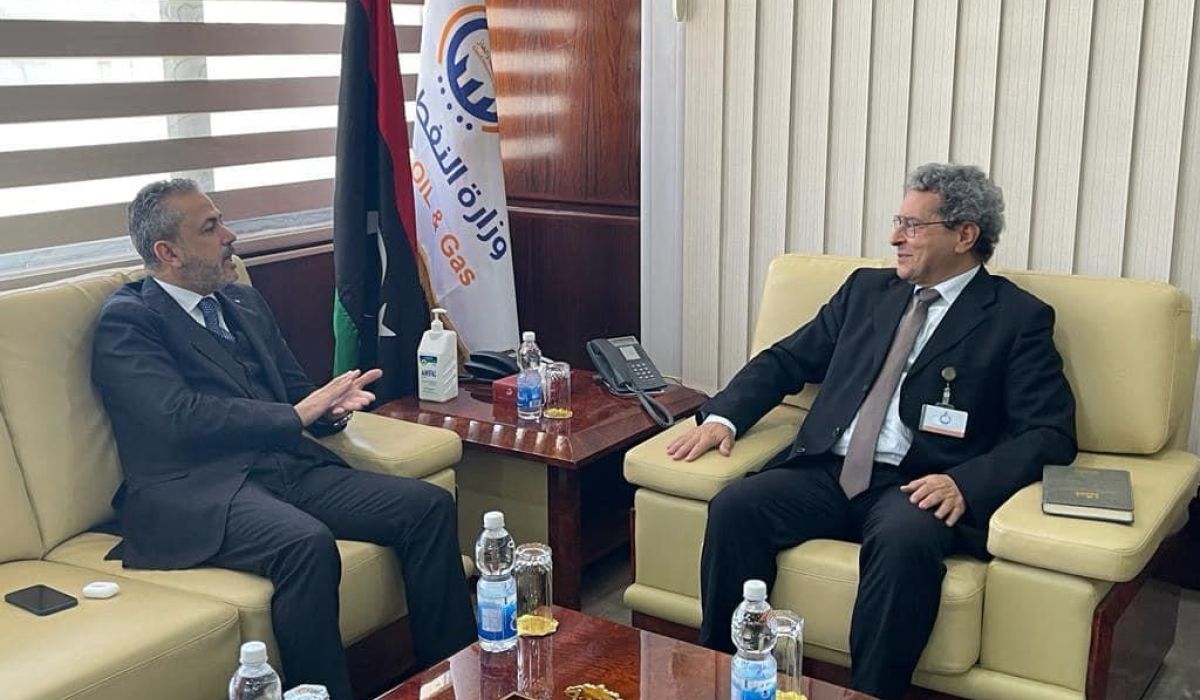 "عون" وبن قدارة يؤكدان على التعاون الكامل بين الوطنية للنفط ووزارة النفط والغاز
