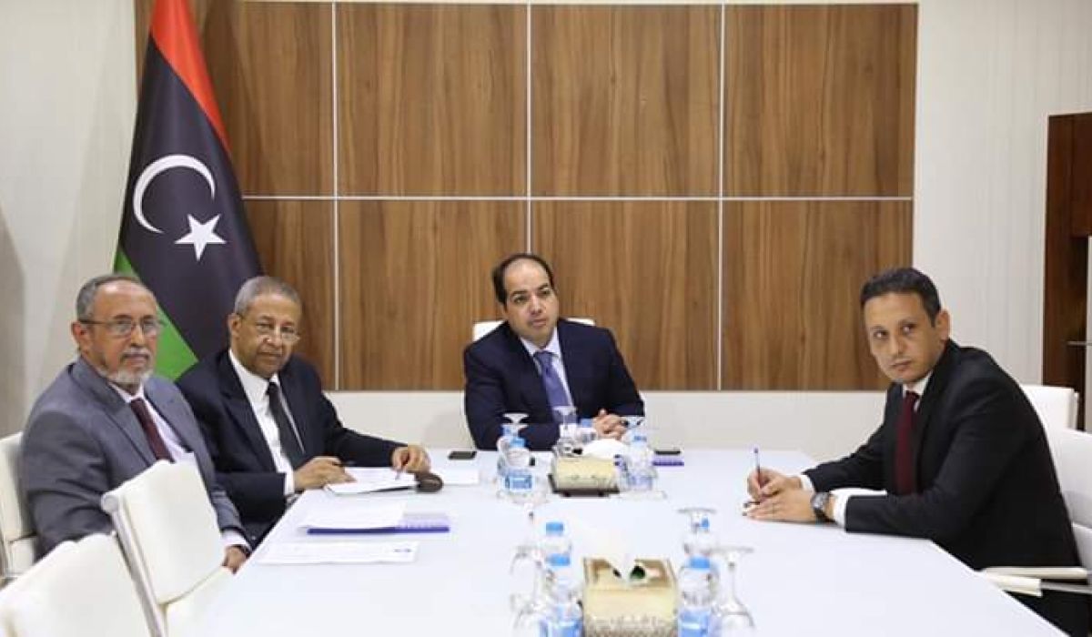 معيتيق يناقش مع وزير الحكم المحلي المشاكل المتعلقة بالإمداد المائي بمختلف المدن الليبية