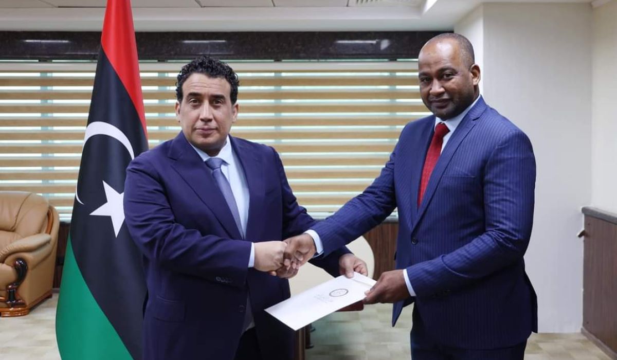 تأدية اليمين القانونية أمام "المنفي" من قبل سفير ليبيا لدى جمهورية غانا