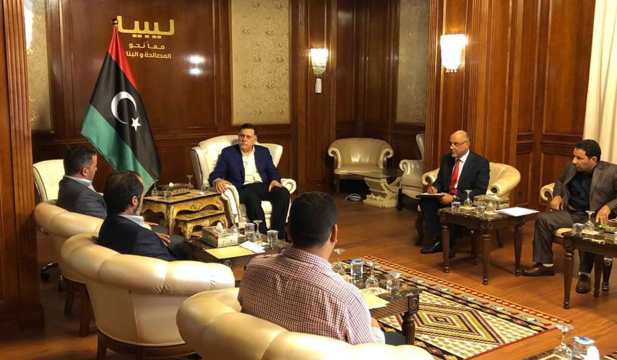 السراج يناقش المعوقات التي تواجه مدينة ترهونة