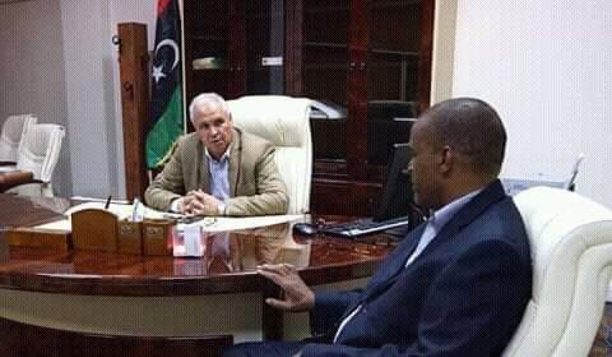 جلالة يبحث مع رئيس إدارة صندوق ليبيا للمساعدات إمكانية المساهمة في إعادة الإعمار