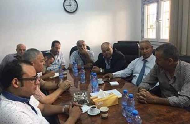 رئيس مجلس إدارة الشركة العامة للكهرباء يزور محطة كهرباء أوباري الغازية
