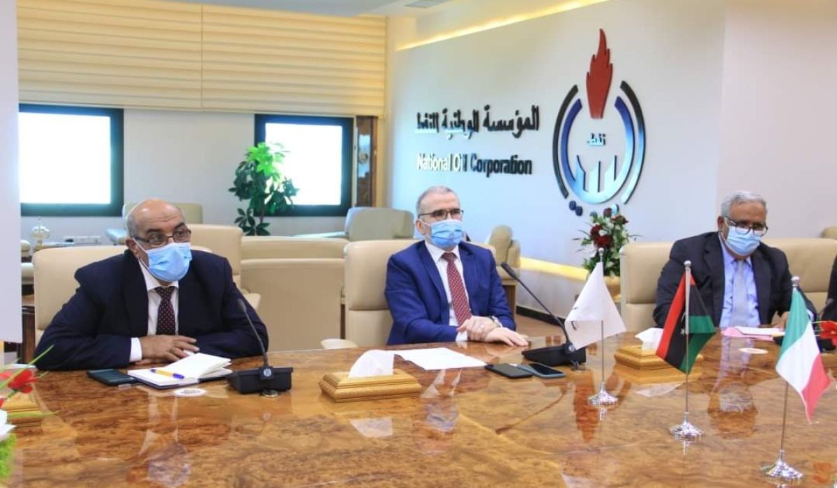 المؤسسة الوطنية للنفط وشركة إيني الإيطالية تبحثان تطوير حقل البوري