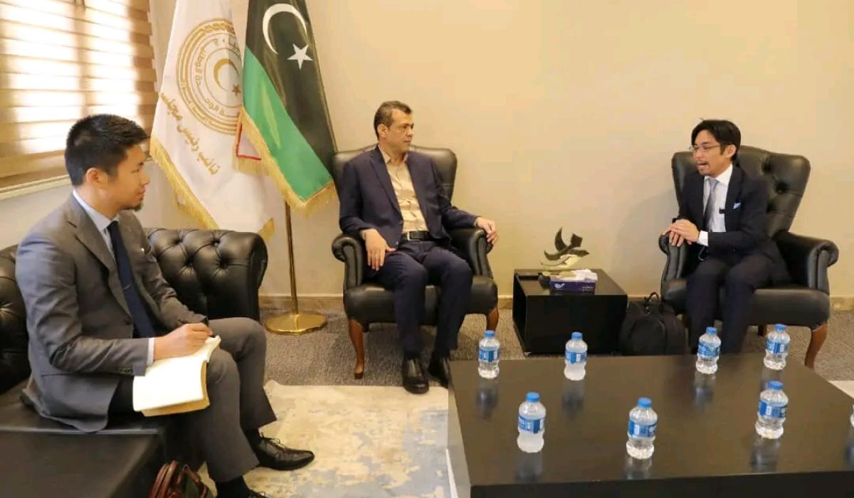 "أبوجناح" يبحث التعاون في عديد المجالات خاصة البرامج الإنمائية في جنوب ليبيا مع القائم بأعمال اليابان