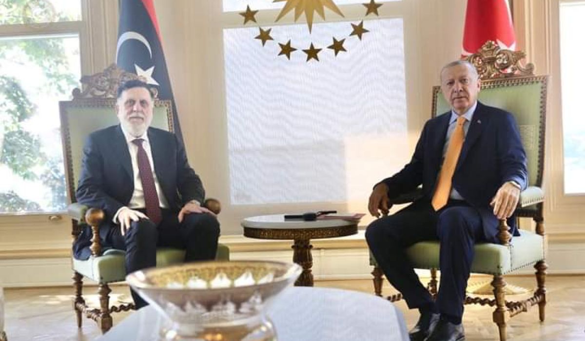 "السراج" يجتمع مع الرئيس التركي في إسطنبول لمناقشة آخر المستجدات في ليبيا