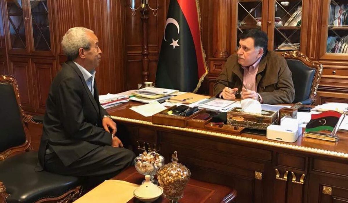 السراج يجتمع بعميد بلدية تاورغاء واحتياجات المدينة قبيل الرجوع محور اللقاء