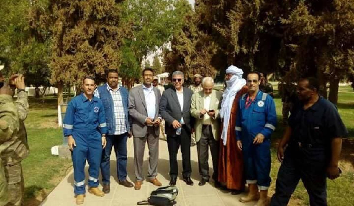 وفد من الشركة العامة للكهرباء وشركة أنكا التركية يزور محطة أوباري الغازية
