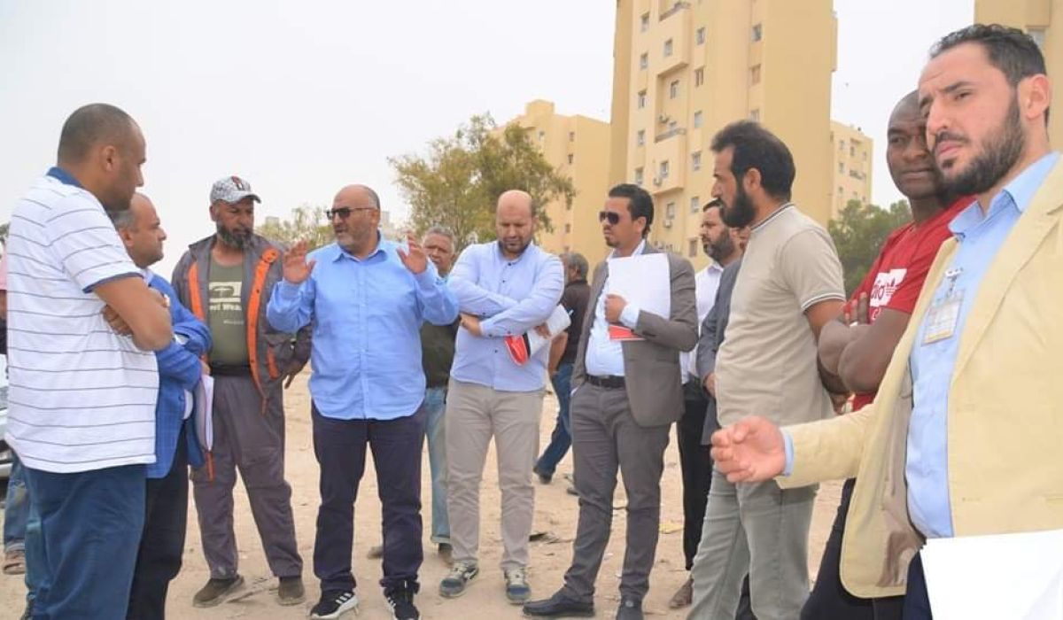 لجنة أزمة هيئة الرقابة الإدارية تزور مكب القمامة ومحطات الصرف الصحي ببلدية أبوسليم
