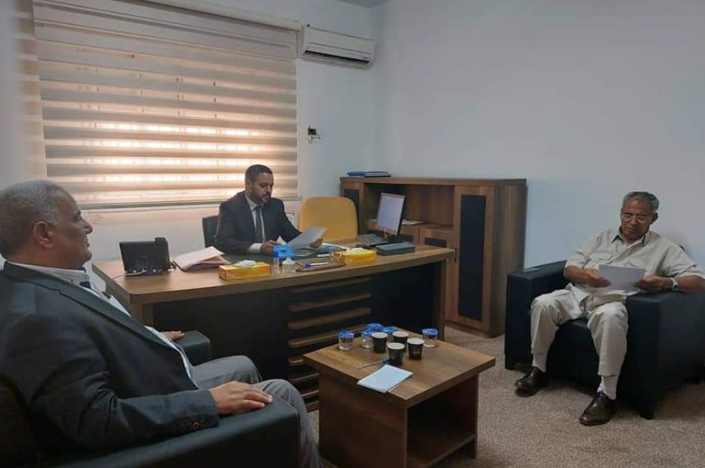 "المنفي" يبحث مشاريع إعادة الإعمار والنظر في بعض المشروعات المتعثرة