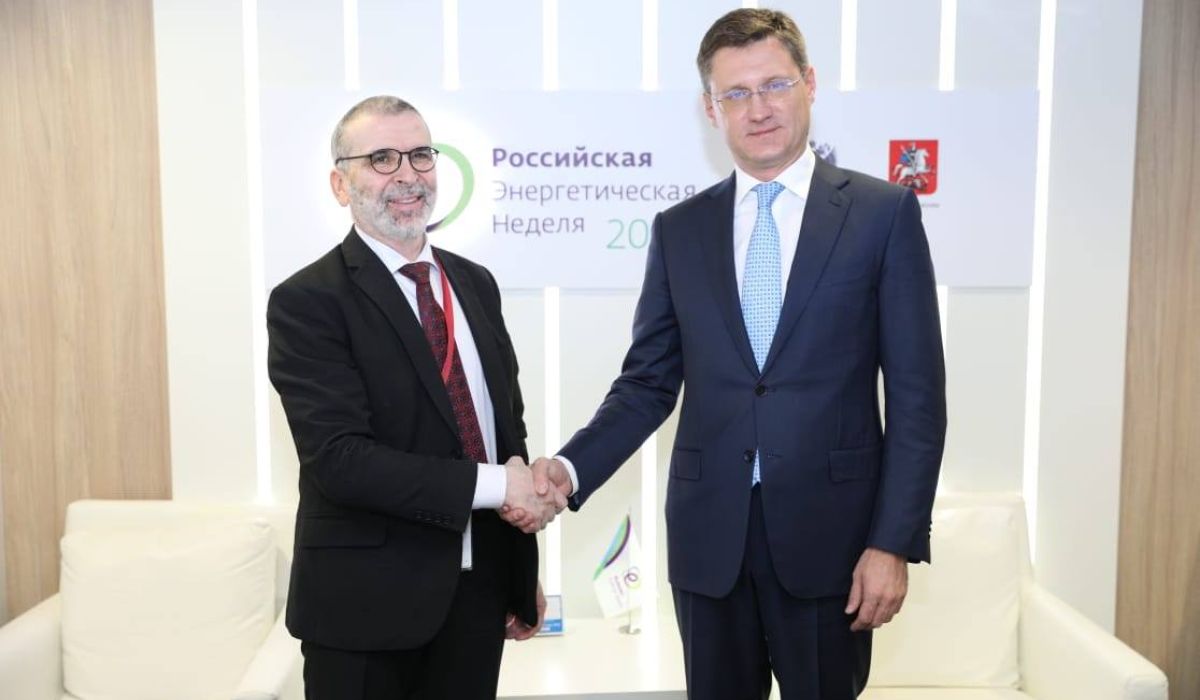 صنع الله يبحث مع وزير الطاقة الروسي زيادة التبادل التجاري بين البلدين والذي تجاوز 10 مليار دولار