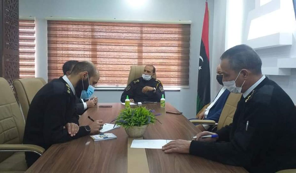 جهاز الحرس البلدي يجتمع مع مدير عام شركة الكهرباء