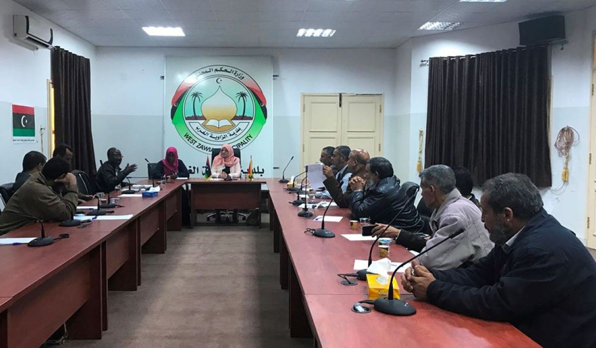 إجتماع في بلدية الزاوية يناقش عدداً من المشاكل و العراقيل التي تواجه المراكز الصحية