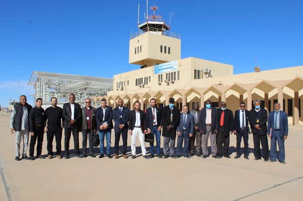 زيارة تفقدية لمطار غات الدولي بتعليمات من رئيس الهيئة العامة للمواصلات والنقل