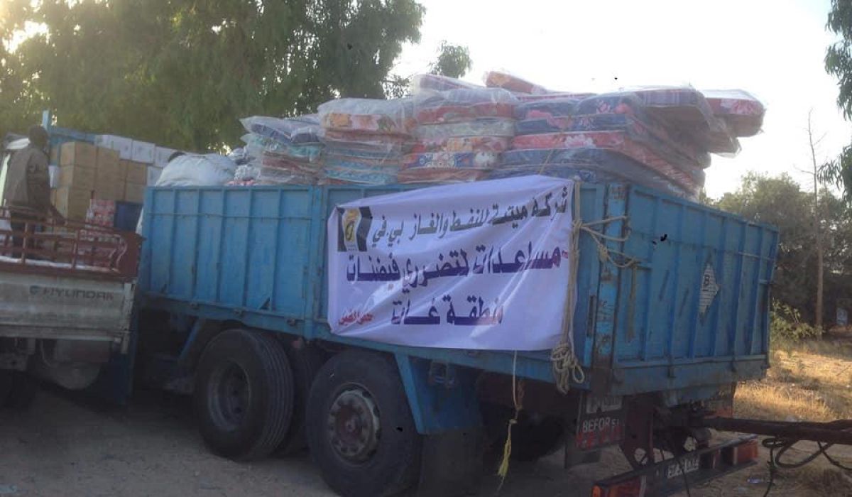 المؤسسة الوطنية للنفط تؤكد مساهمتها  في إغاثة وإعمار غات
