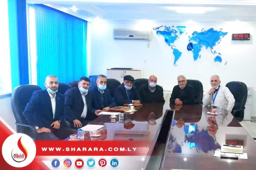 شركة الشرارة الذهبية للخدمات النفطية تجتمع مع شركة البراق للطيران