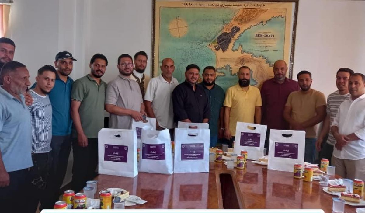 فرع الشؤون الاجتماعية بنغازي يقوم بتسليم بطاقات "إيفاء" للفئات المستهدفة